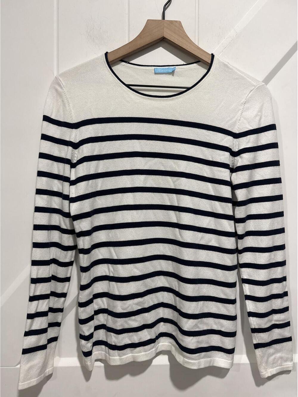 J. McLaughlin Women's Striped Long Sleeve Sweater, Size S